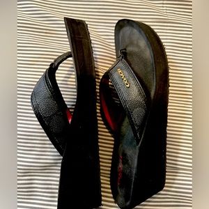 Platform Coach sandals